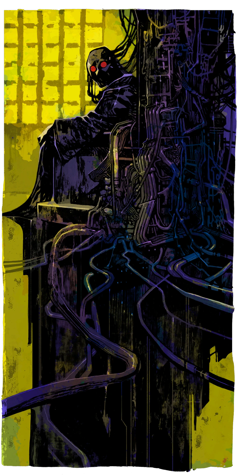 Cyberpunk tarot card 05-the-emperor